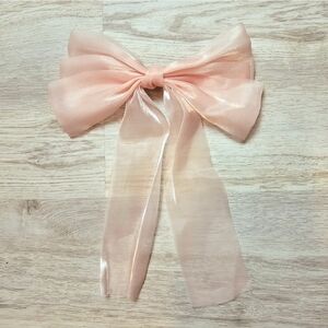 Coquette Ballet Pink Shimmer Hair Bow
